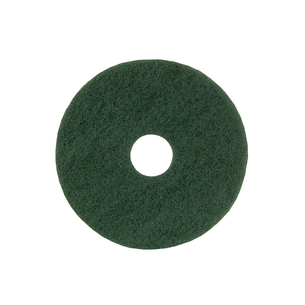 17" Light Duty Floor Stripping Pad | Green | Pack of 5