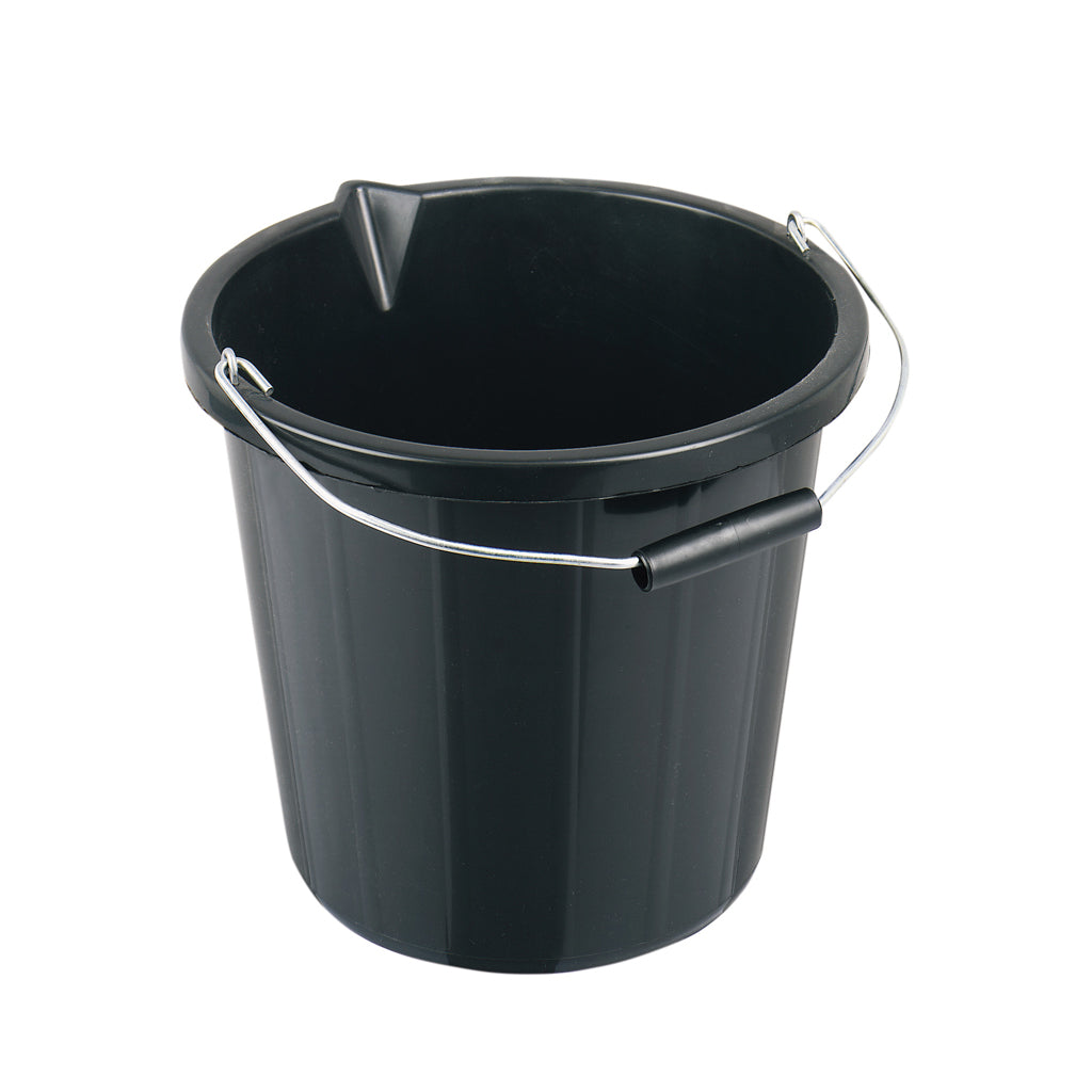 Builders Bucket | Black | 15-Litre
