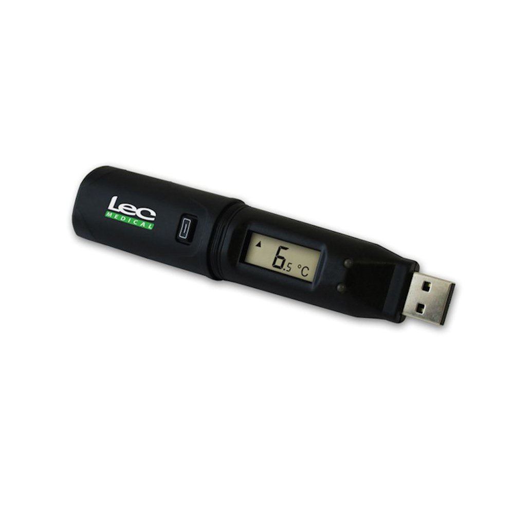 Lec Medical USB Temperature Data Logger, LCD Display with Calibration