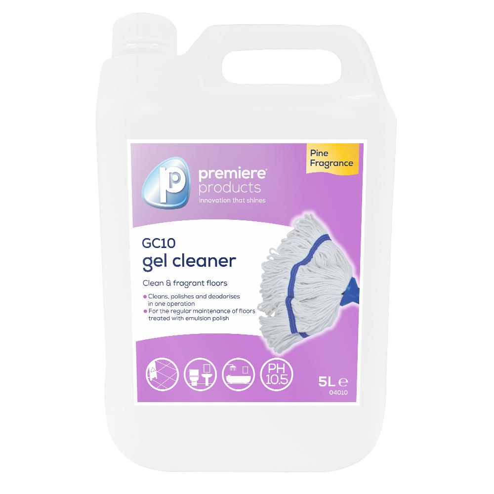 Premiere GC10 Pine Gel Floor Cleaner | 2 x 5-Litre