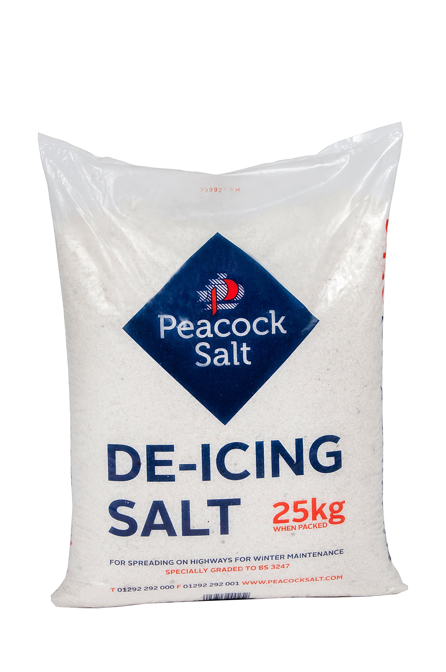 White De-Icing Rock Salt | Pallet of 40 x 25kg Bags