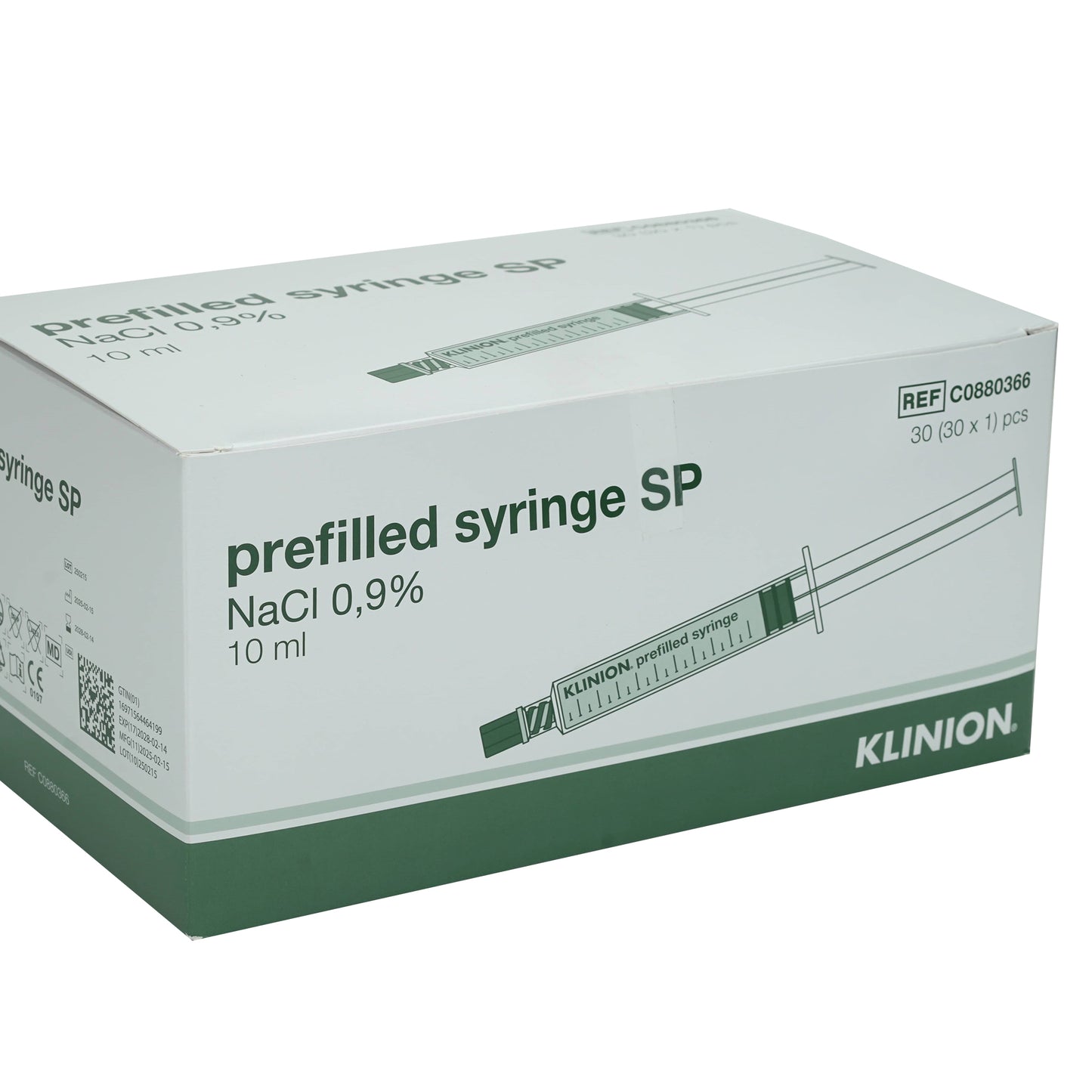 Klinion SP Pre–Filled Saline Syringes | Pack of 30