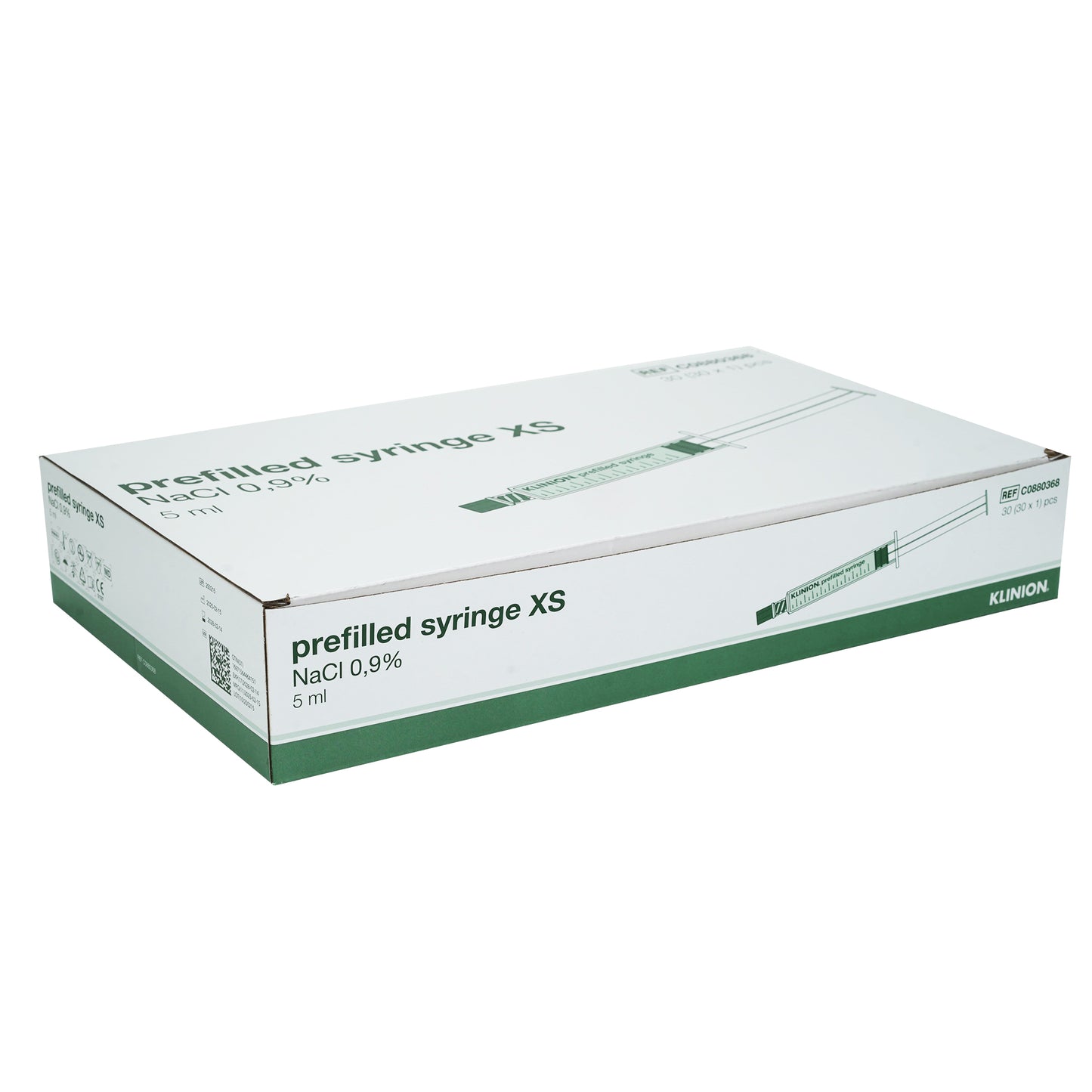 Klinion XS Pre–Filled Saline Syringes | Pack of 30