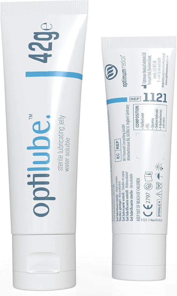 Optilube Sterile Lubricating Jelly | 42g Tube | Optimum Medical Optilube Sterile Lubricating Jelly | 42g Tube | Optimum Medical