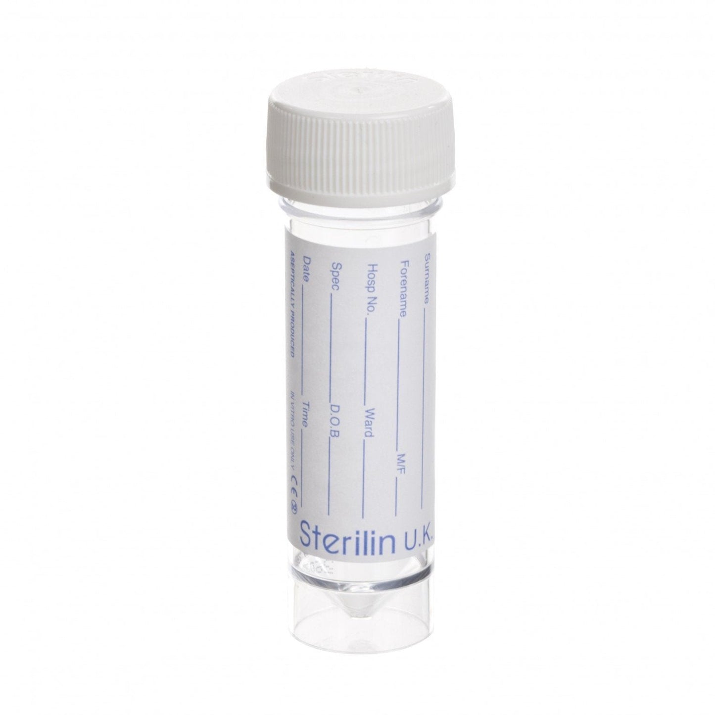 Sterilin™ Quickstart Universal Polystyrene 30ml Containers | Printed Label | Single