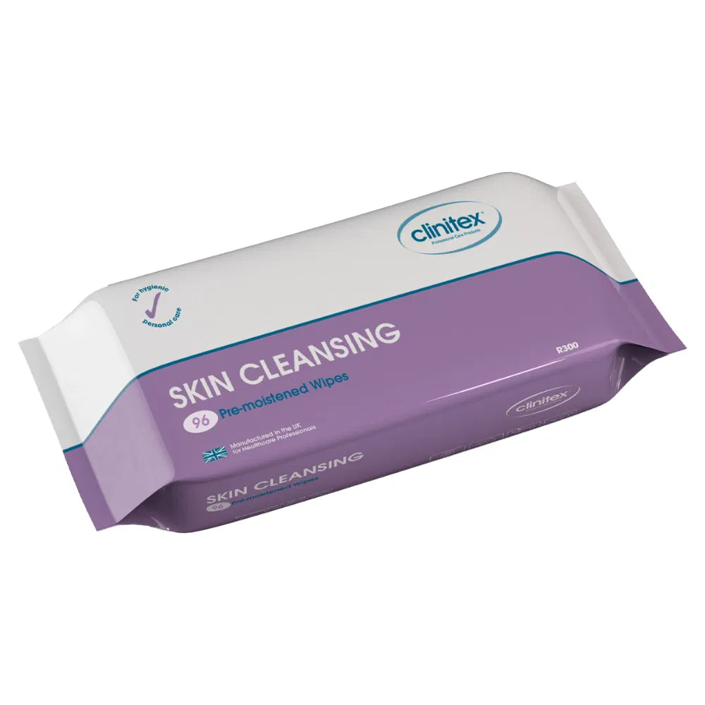 Clinitex® Skin Cleansing Wet Wipes | Pack of 96