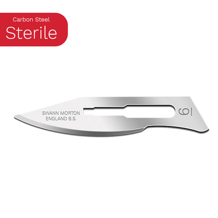 Swann Morton Carbon Steel Sterile Blades No. 6