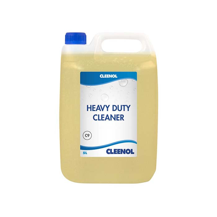 Clear container with blue lid, yellow liquid, and product label.