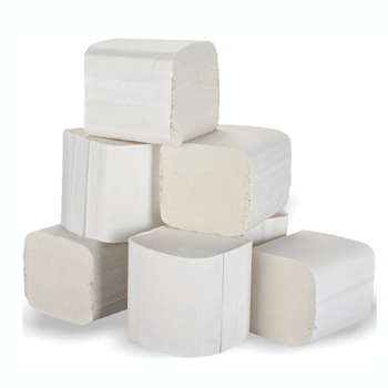 Bulk pack toilet tissues.