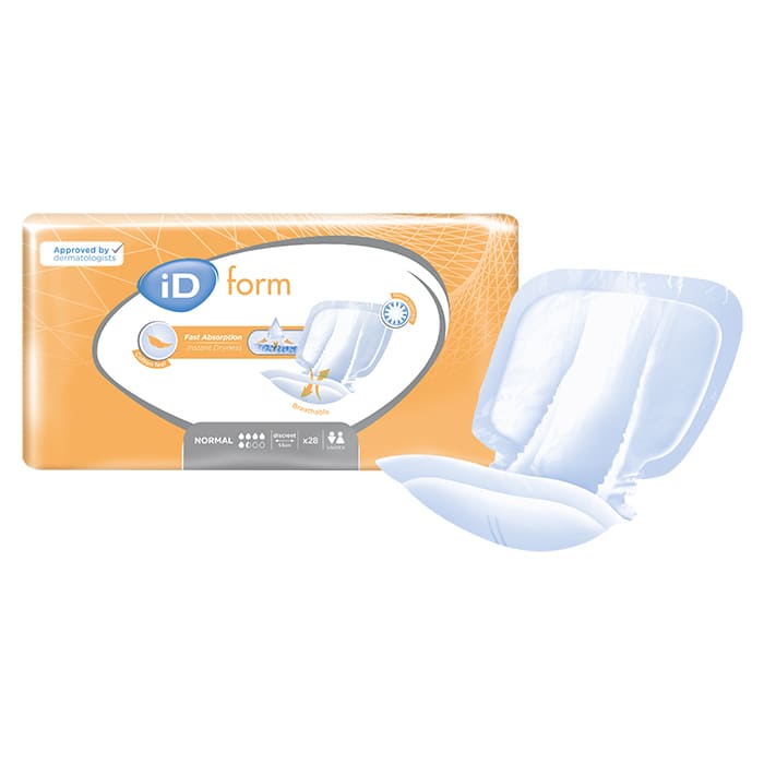 iD Expert Form Shaped Pads | Various Sizes & Absorbency | Case