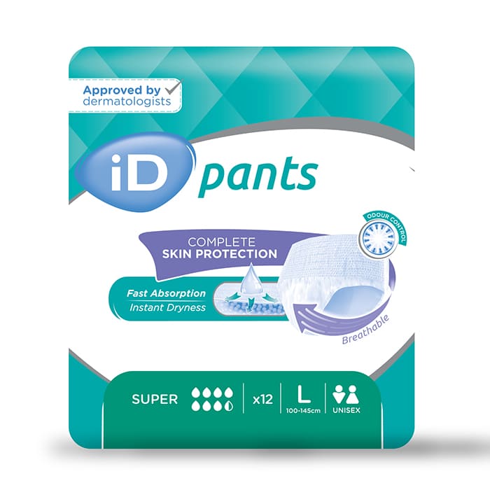 iD Expert Pants | Pull-up | Large | Super | 6 Packs of 12