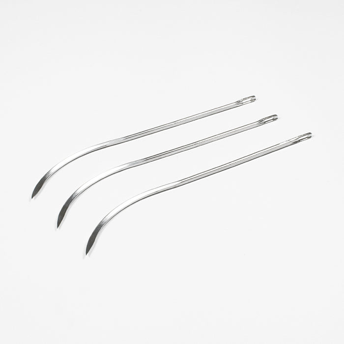 3 1/2 Curved stainless steel needles