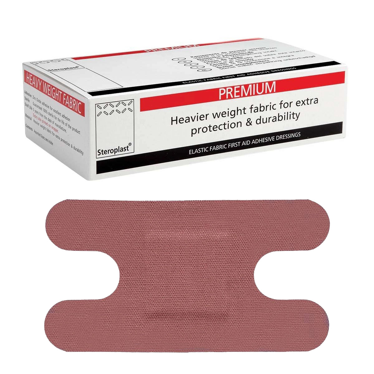 Steroplast Premium Elastic Fabric Plasters | Various Sizes