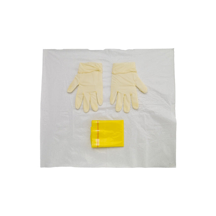 Contents of the Polyfield Pack With Yellow Bag.