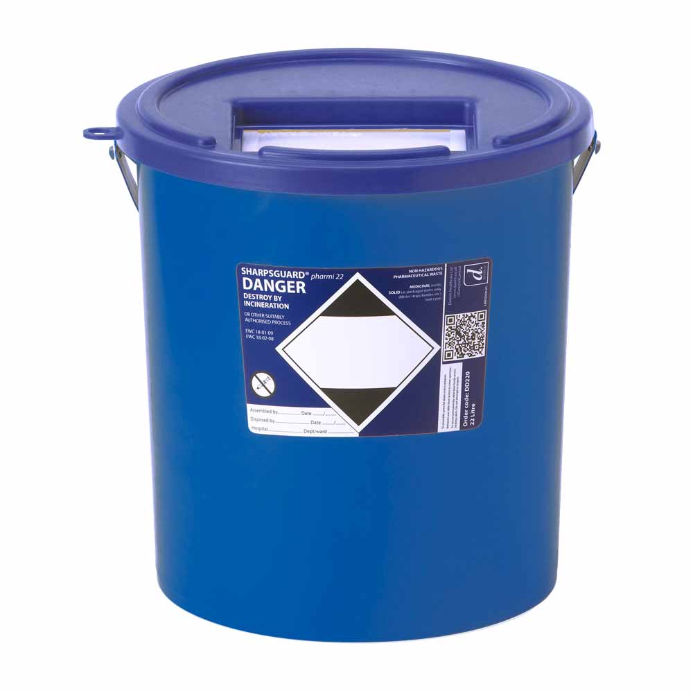 Sharpsguard Medical Waste Eco Pharmi Bin | Various Sizes