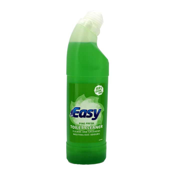 750ml swan neck bottle of easy pine toilet cleaner.