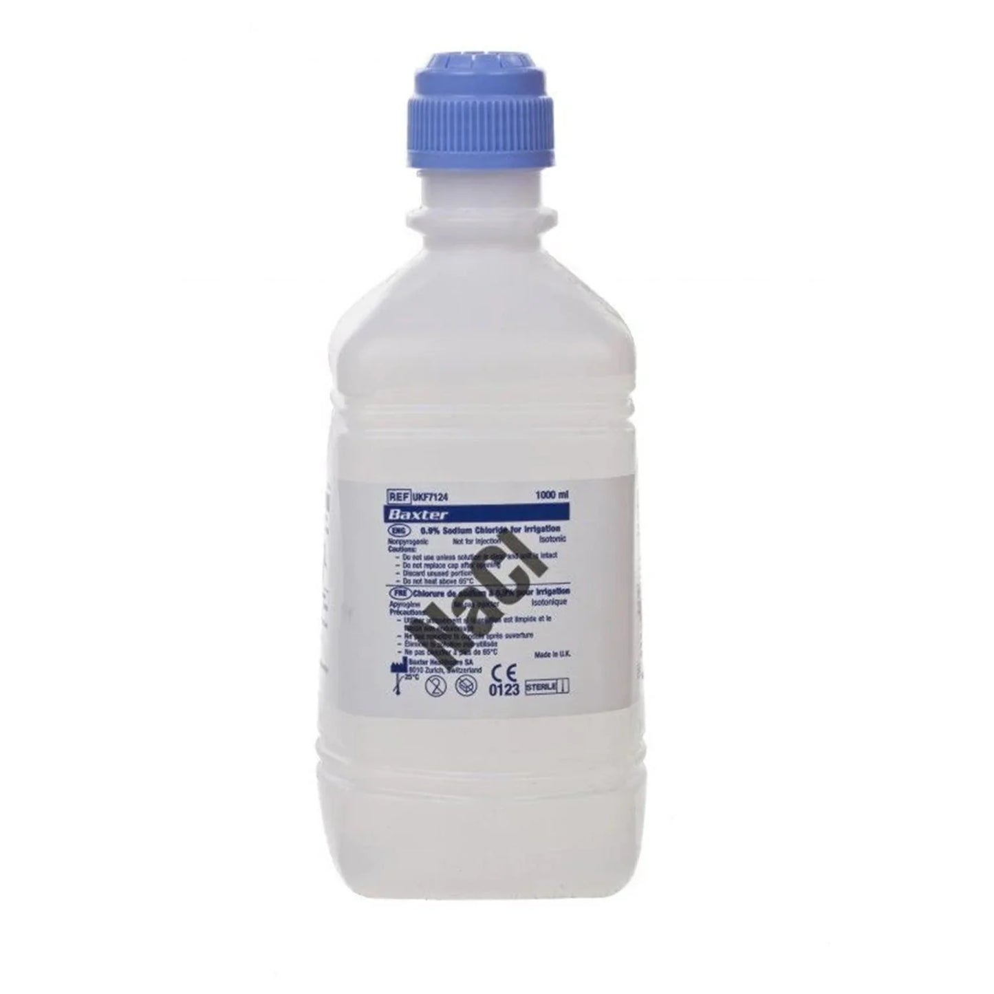Baxter NaCI 0.9% Sodium Chloride (Saline) | 1-Litre Bottles | Pack of 6