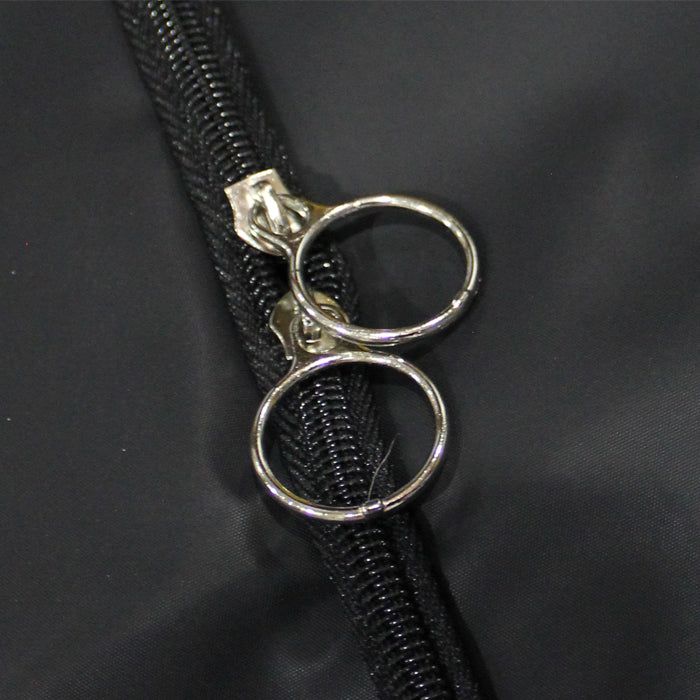 Extra Heavy Duty Reinforced Black P.E.V.A. Body Bag with Grab Handle | Singles or Case of 10