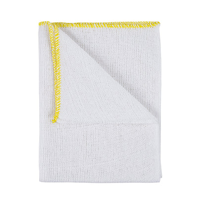 Bleached Coloured Edged Dishcloth | 40cm x 28cm | Pack of 10