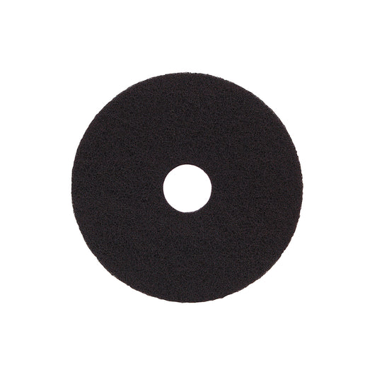17" Heavy Duty Floor Stripping Pads | Black | Pack of 5