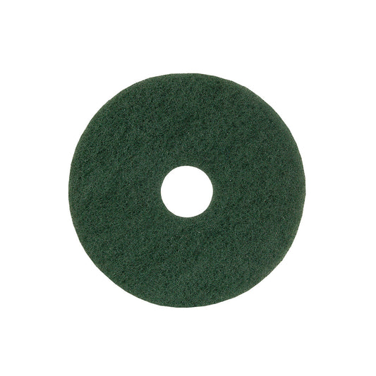 17" Light Duty Floor Stripping Pad | Green | Pack of 5