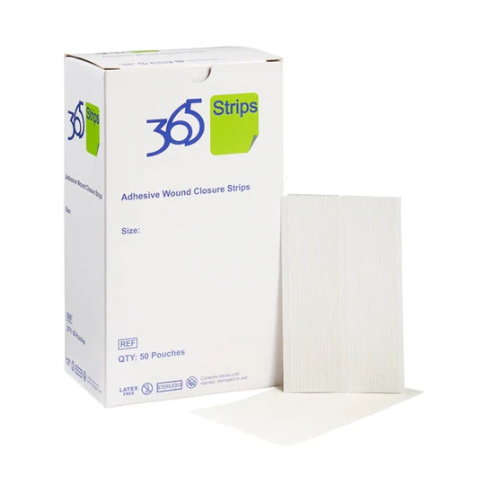 365 Adhesive Wound Closure Strips | Sterile Butterfly Stiches