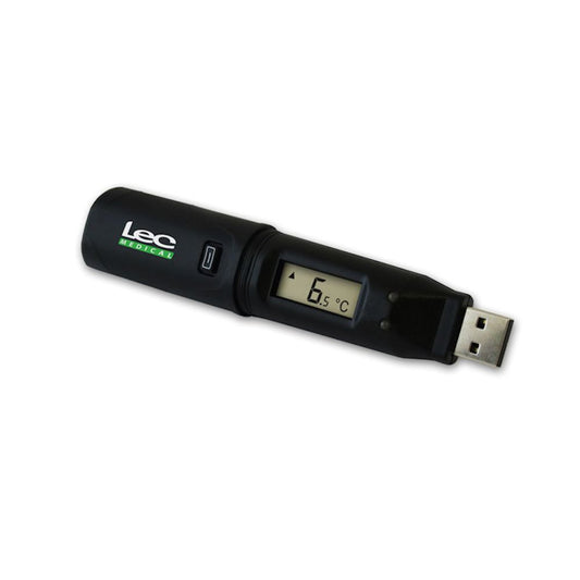 Lec Medical USB Temperature Data Logger, LCD Display with Calibration