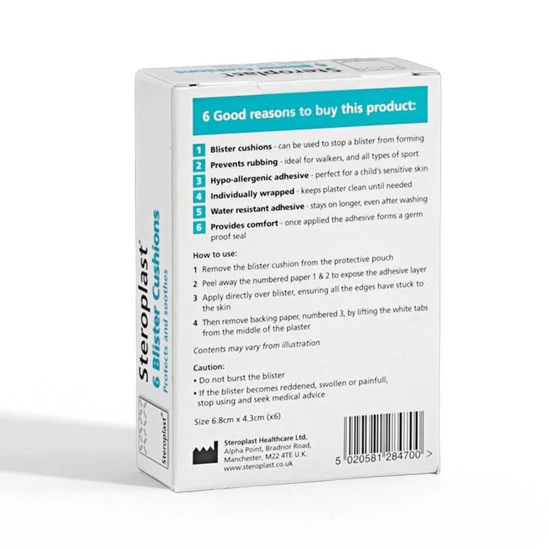 Steroplast Blister Cushions | Box of 6