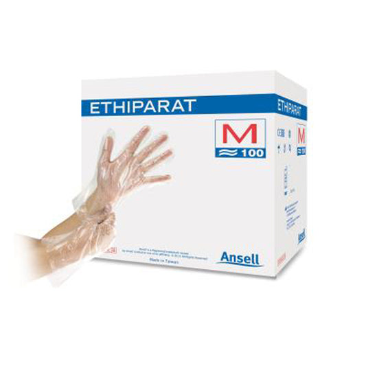 Ansell ETHIPARAT Sterile Synthetic Gloves | Box of 100