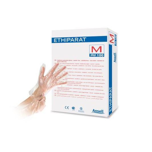 Ansell ETHIRAPAT Non-Sterile Synthetic Gloves | Box of 100