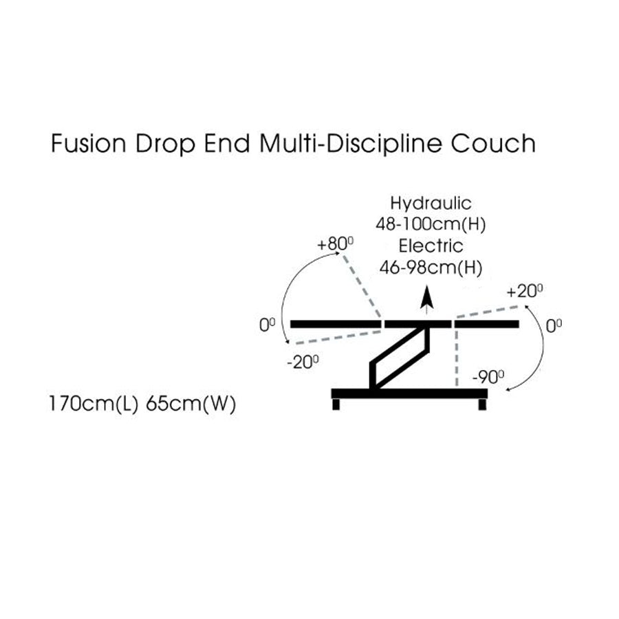 Fusion Drop End Multi-Discipline Examination Couch