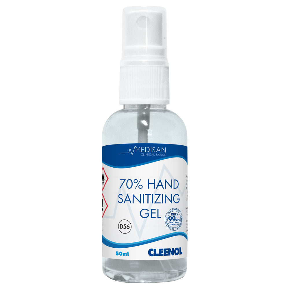 Medisan 70% Hand Sanitizing Gel | 50ml, 500ml or 5-Litre