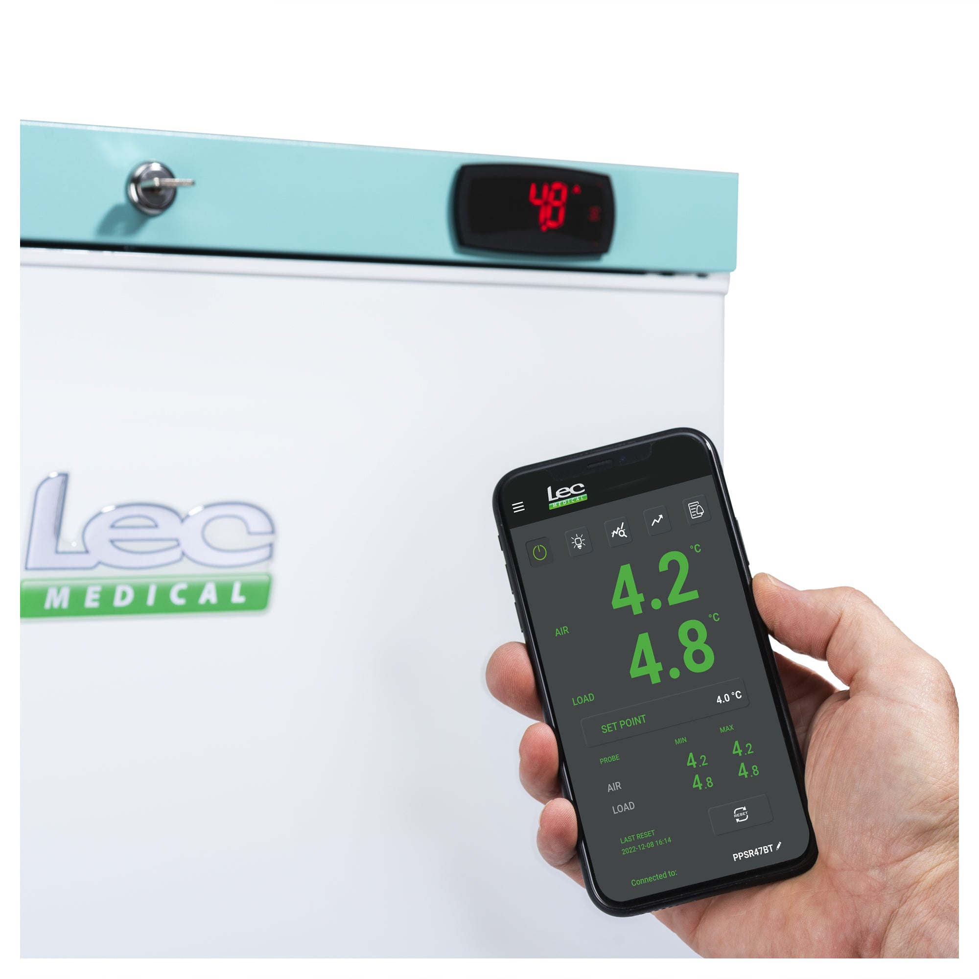 Lec Medical Laboratory Plus 280-Litre Freestanding Fridge-Freezer