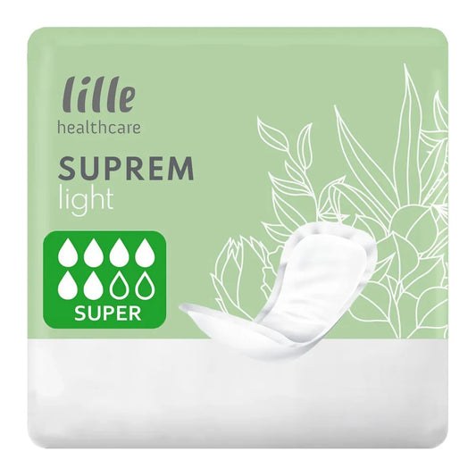 Lille Suprem Light Shaped Pads | Super 830ml | Pack of 30