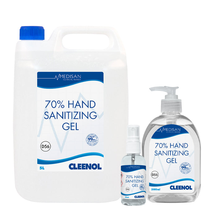 Medisan 70% Hand Sanitizing Gel | 50ml, 500ml or 5-Litre