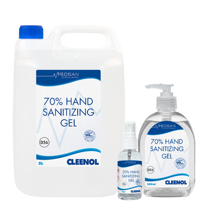 Medisan 70% Hand Sanitizing Gel | 50ml, 500ml or 5-Litre