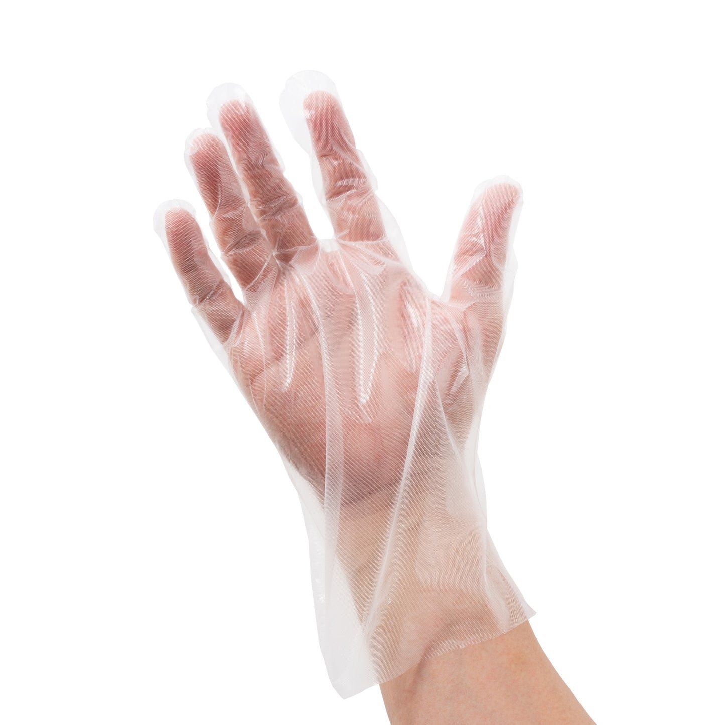 SafeTouch Clear Polythene Gloves | Medium | Pack of 100