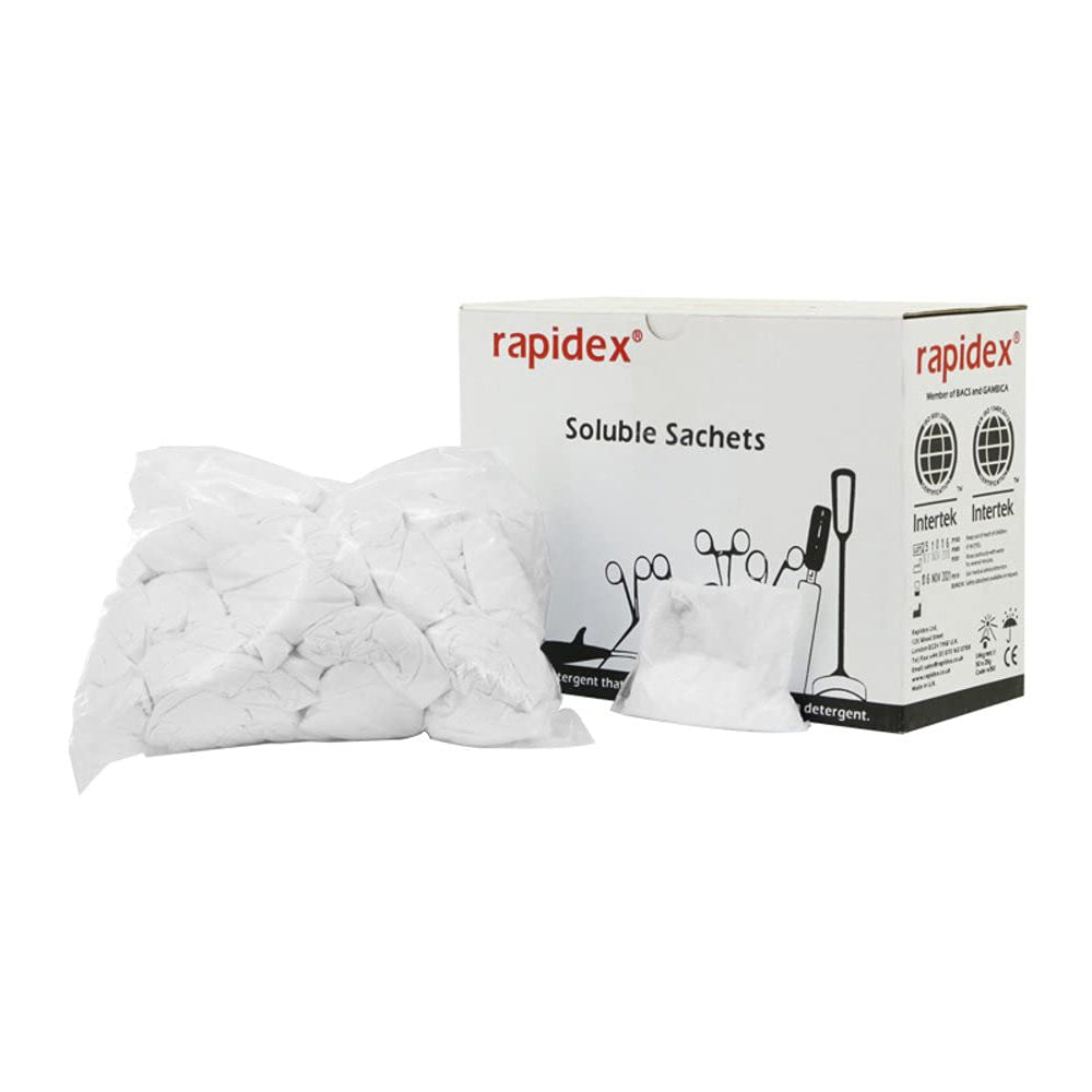 Rapidex Instrument Cleaning Sachets | 28g | 50 Sachets