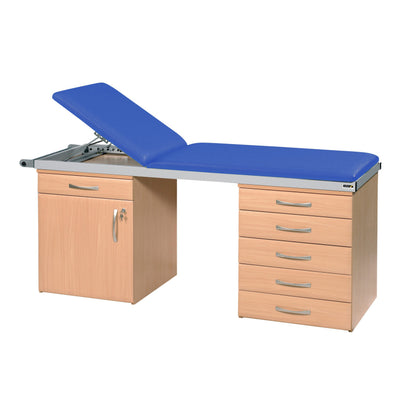Specialist Treatment Couch with Twin Cabinet Base