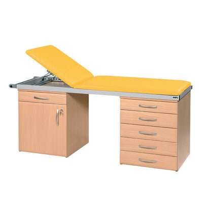 Specialist Treatment Couch with Twin Cabinet Base