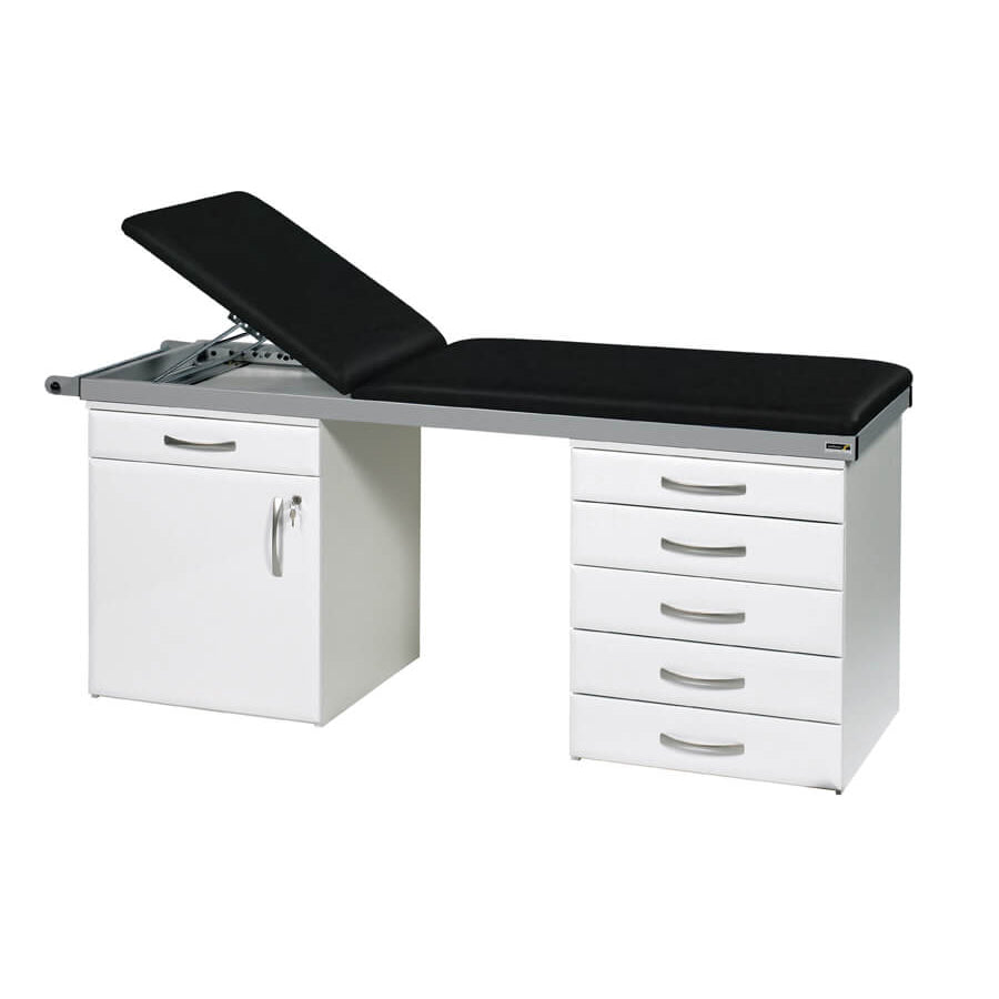 Specialist Treatment Couch with Twin Cabinet Base