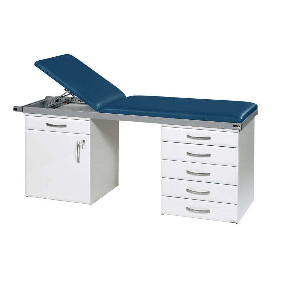 Specialist Treatment Couch with Twin Cabinet Base