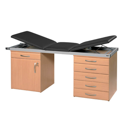 Specialist Treatment Couch with Twin Cabinet Base