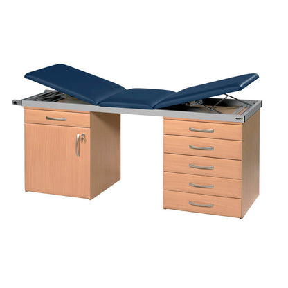 Specialist Treatment Couch with Twin Cabinet Base