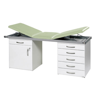 Specialist Treatment Couch with Twin Cabinet Base