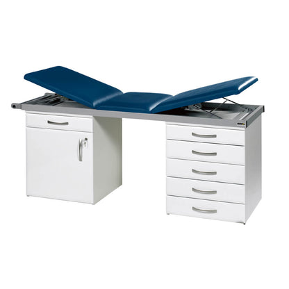 Specialist Treatment Couch with Twin Cabinet Base