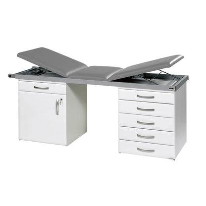 Specialist Treatment Couch with Twin Cabinet Base