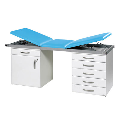 Specialist Treatment Couch with Twin Cabinet Base