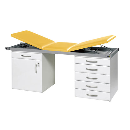 Specialist Treatment Couch with Twin Cabinet Base