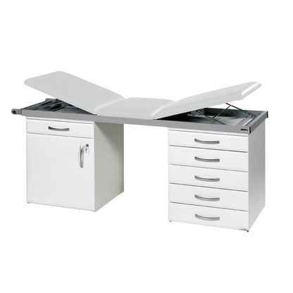 Specialist Treatment Couch with Twin Cabinet Base